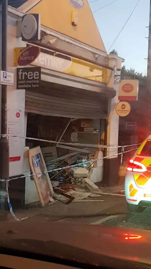 Langwith ram-raid