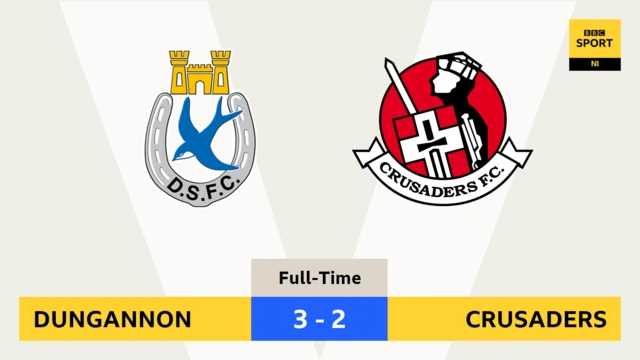 Dungannon Swifts Crusaders FT