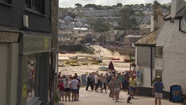 St Ives in the summer