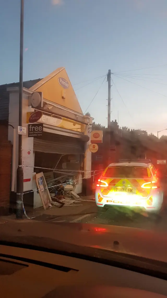 Langwith ram-raid