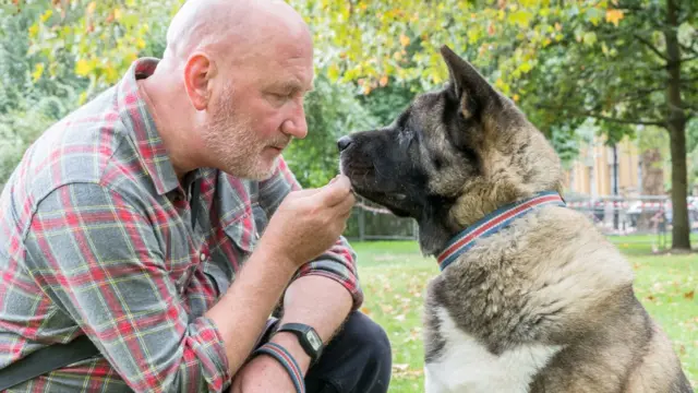 Flora and her owner Robert