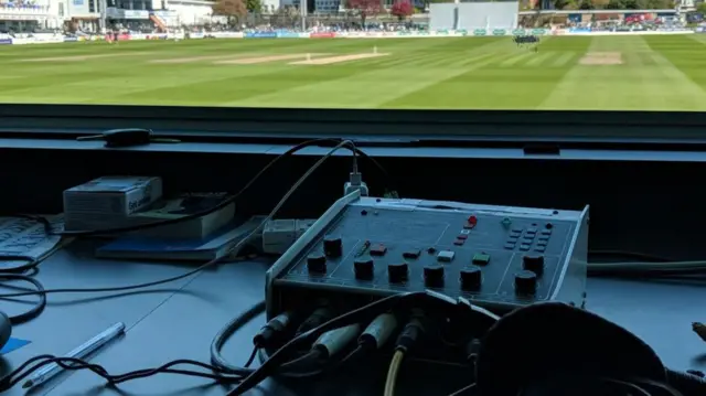 BBC commentary box