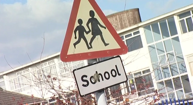 School crossing sign