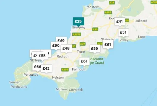 Airbnb offers in Cornwall