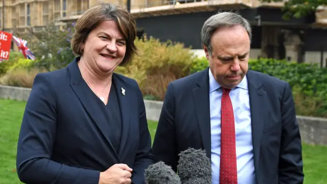 Arlene Foster and Nigel Dodds