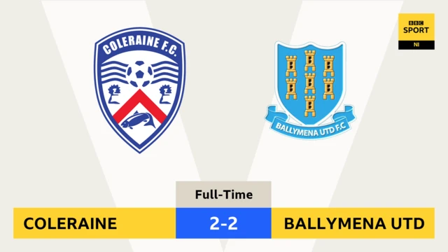 Coleraine Ballymena FT