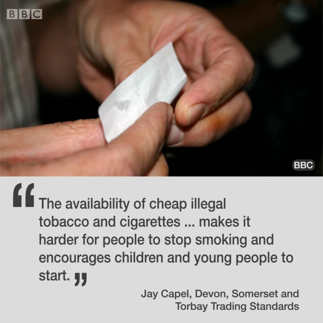 Illegal tobacco quote