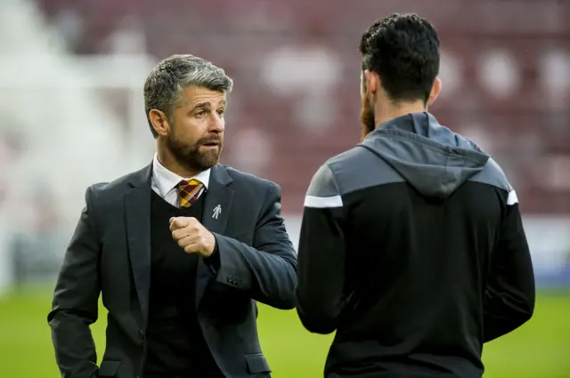 Motherwell manager Stephen Robinson