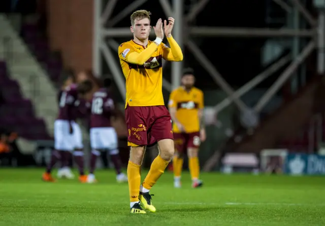 Chris Cadden at full-time