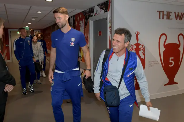 Gary Cahill and Gianfranco Zola