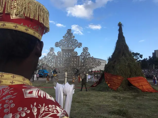 Bonfire in Meskel Square