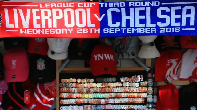 Liverpool v Chelsea scarf