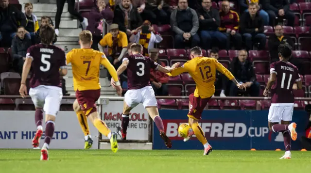 Ryan Bowman scores for Motherwell