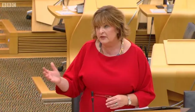 Tourism Secretary Fiona Hyslop