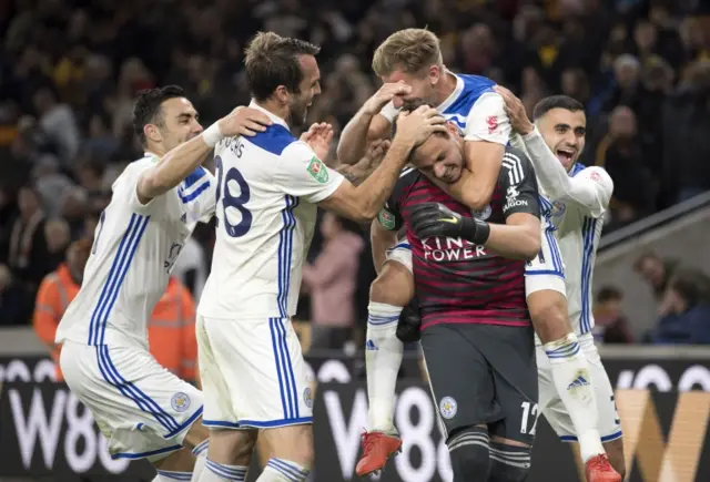 Leicester City win penalty shoot-out