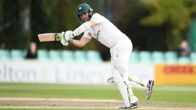 Daryl Mitchell of Worcestershire batting