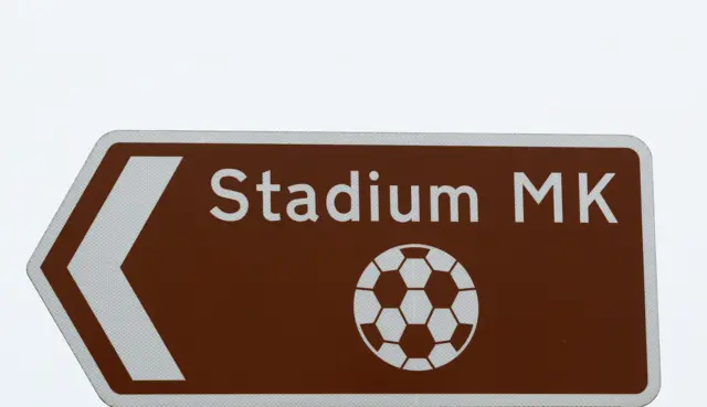 Stadium MK sign