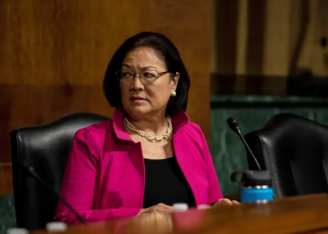 Senator from Hawaii Mazie Hirono before the Senate Judiciary Committee hearing on the nomination of Brett Kavanaugh.