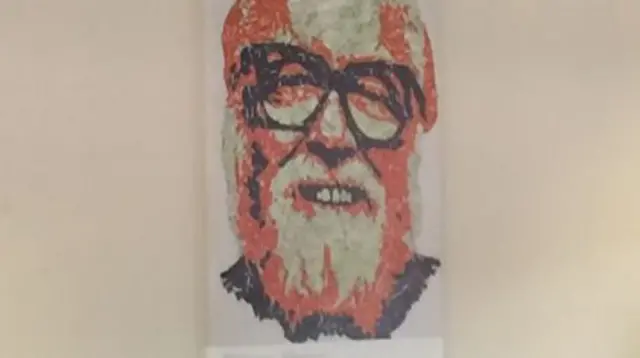 Richard Attenborough ticket portrait