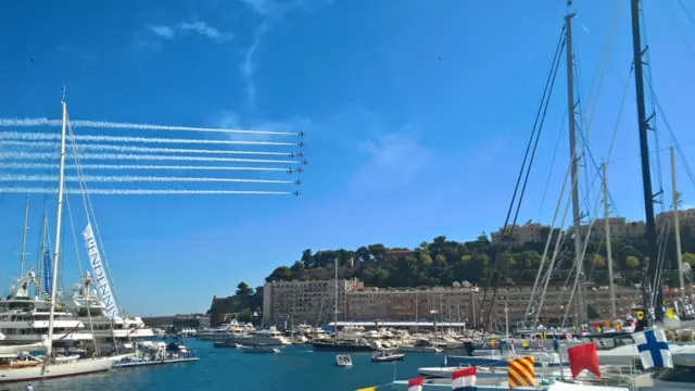 Red Arrows in Monaco