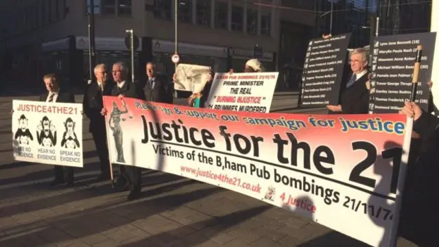 Justice for the 21 campaigners