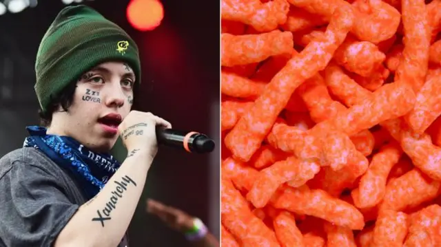 Lil Xan and some Cheetos