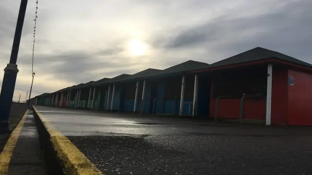 Beach huts