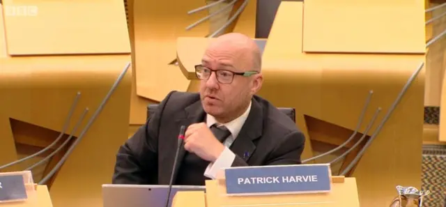 Green MSP Patrick Harvie