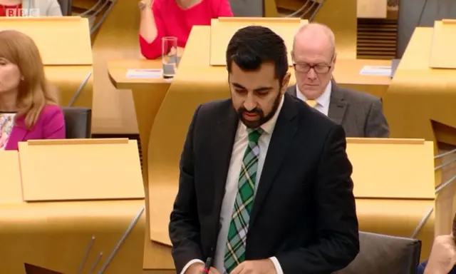 Justice Secretary Humza Yousaf