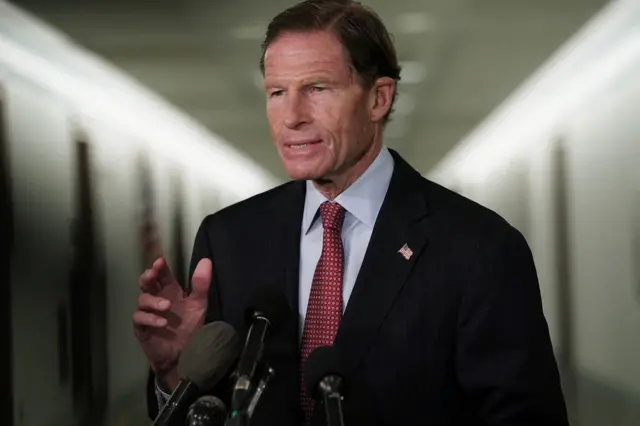 Connecticut's Democratic Senator Richard Blumethal sits on the Judiciary Committee