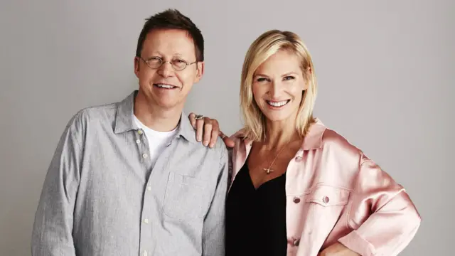 Jo Whiley and Simon Mayo