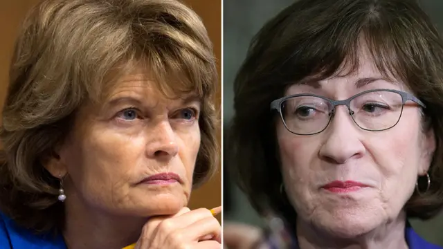 Susan Collins (R) and Lisa Murkowski