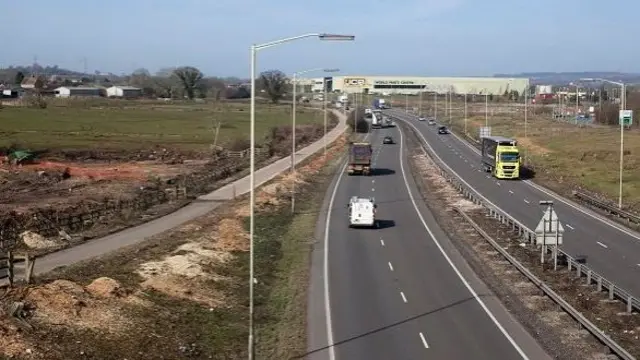 A50 near Uttoxeter