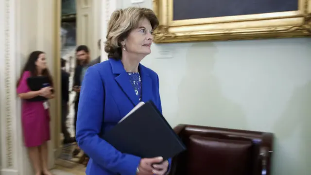 US Republican Senator from Alaska Lisa Murkowski