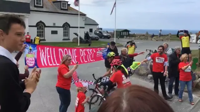 Pete Williams at Land's End