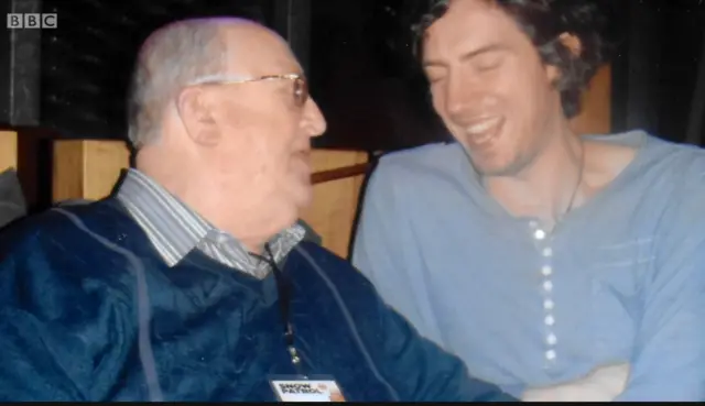 Gary Lightbody and his father