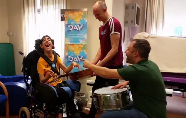 Music therapy in action