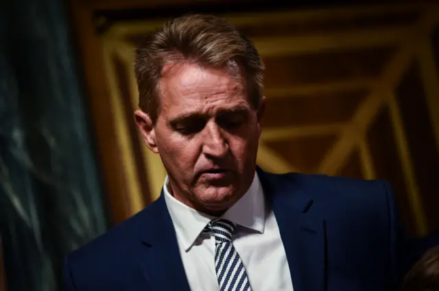 Senate Judiciary Committee member Senator Jeff Flake