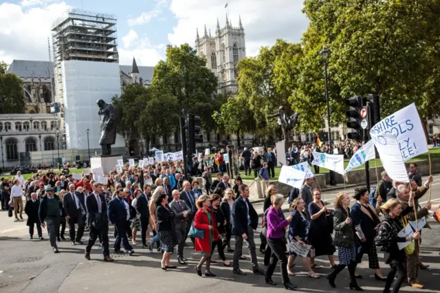 Schools march