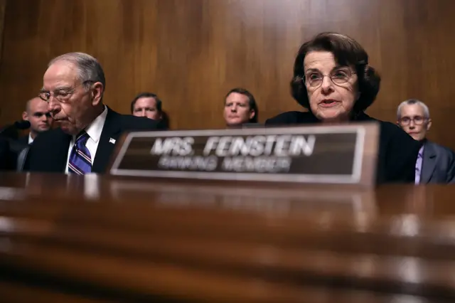 Senate Judiciary Committee ranking members Sen. Dianne Feinstein