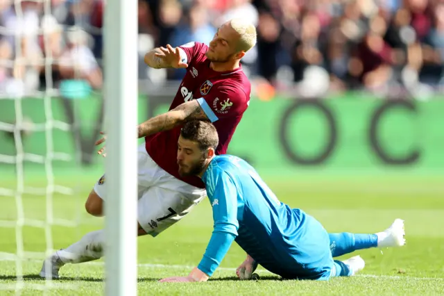 David De Gea and Marko Arnautovic