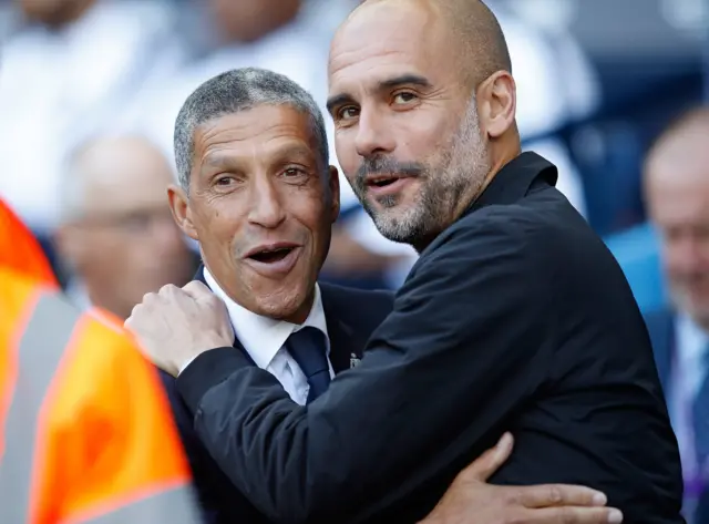 Guardiola and Hughton