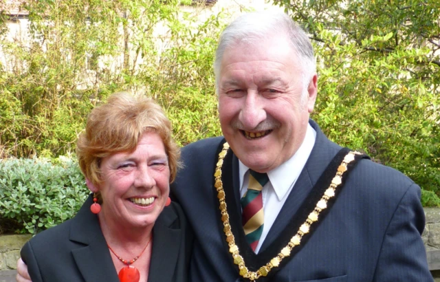 Tony Millward with his wife Linda