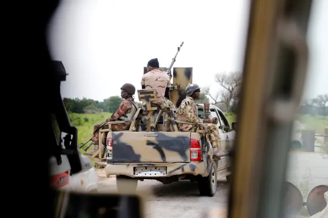 Nigeria army convoy