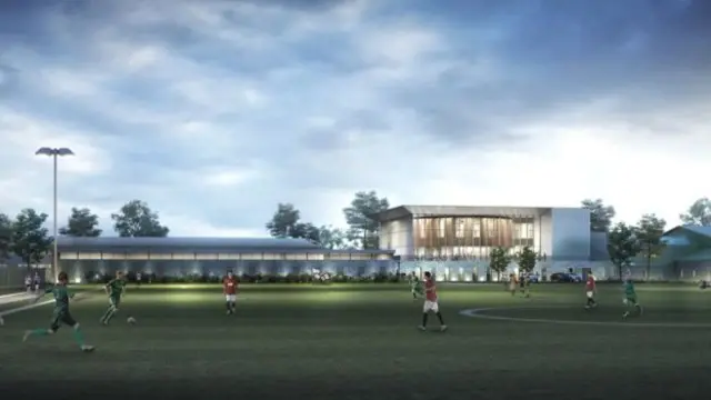 Planned sports facilities at Stirling uni