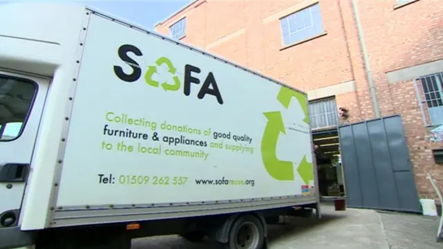 SOFA lorry