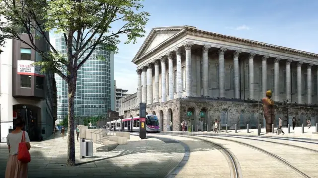 Artist's impression of Midland Metro