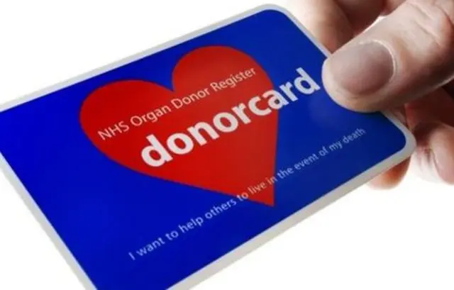 Donor card