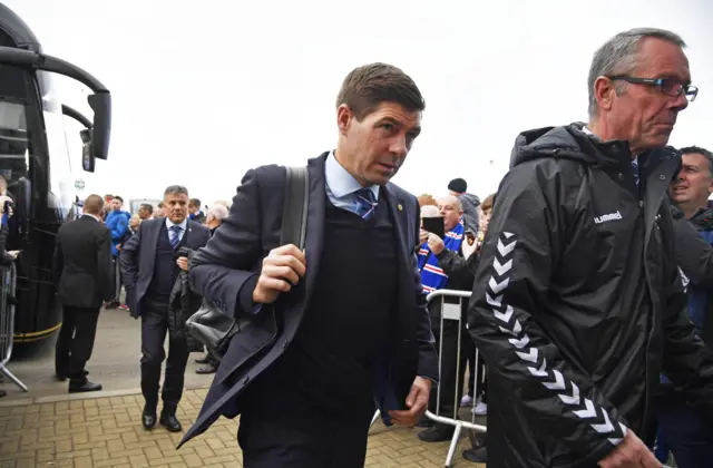 Rangers manager Steven Gerrard