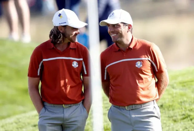 Tommy Fleetwood and Francesco Molinari have four points from four